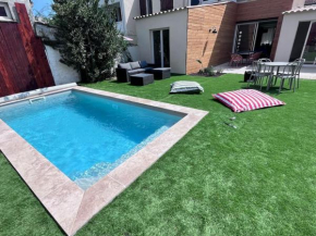 Maison climatisée, piscine, à 5 minutes des Grands Buffets